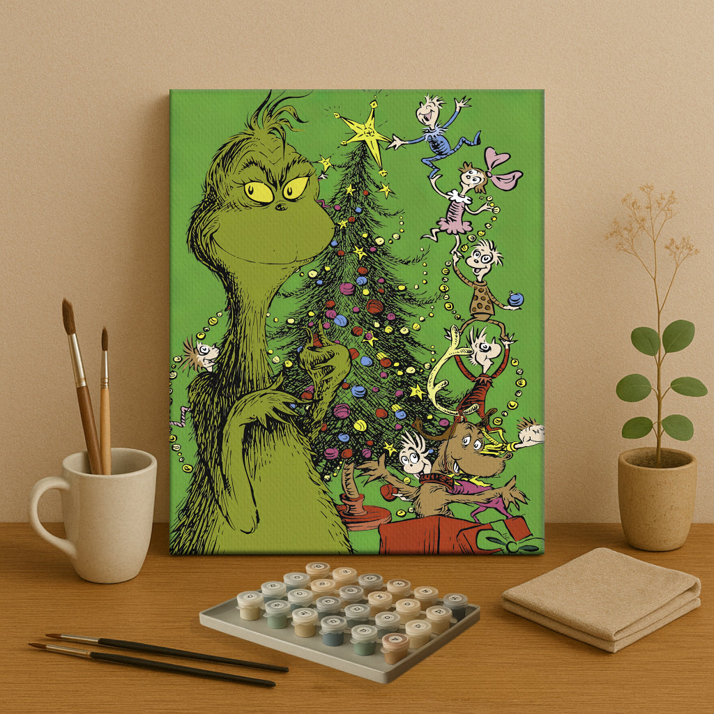 Colorful Christmas Joy #28 | Paint by Numbers Kit EasyArtJoy