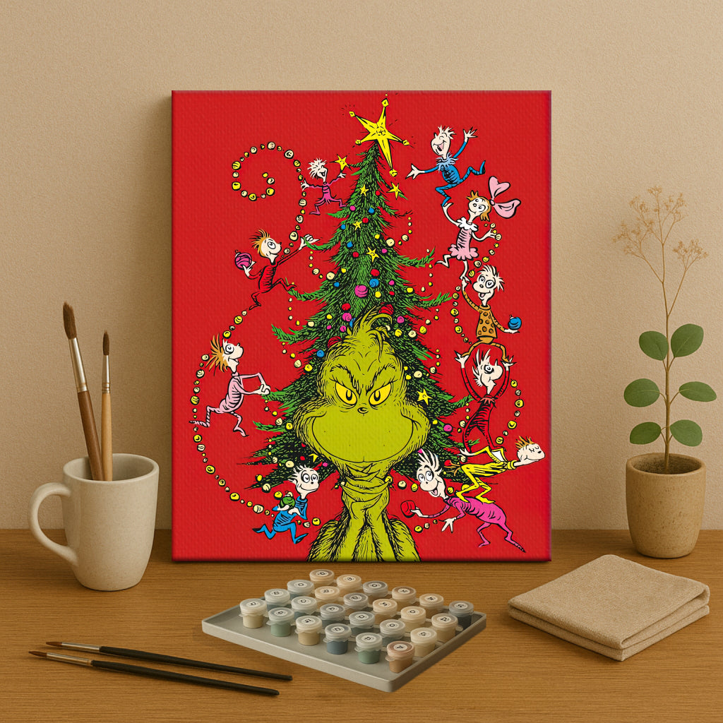 Colorful Christmas Joy #29 | Paint by Numbers Kit EasyArtJoy