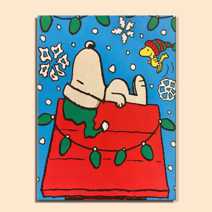 Colorful Christmas Joy #2 | Paint by Numbers Kit EasyArtJoy