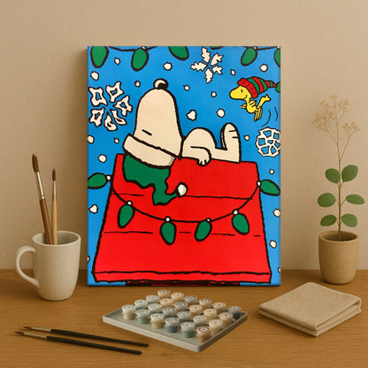 Colorful Christmas Joy #2 | Paint by Numbers Kit EasyArtJoy