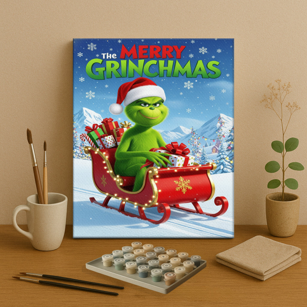 Colorful Christmas Joy #30 | Paint by Numbers Kit EasyArtJoy