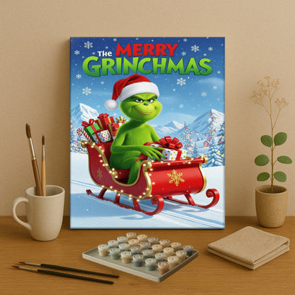 Colorful Christmas Joy #30 | Paint by Numbers Kit EasyArtJoy