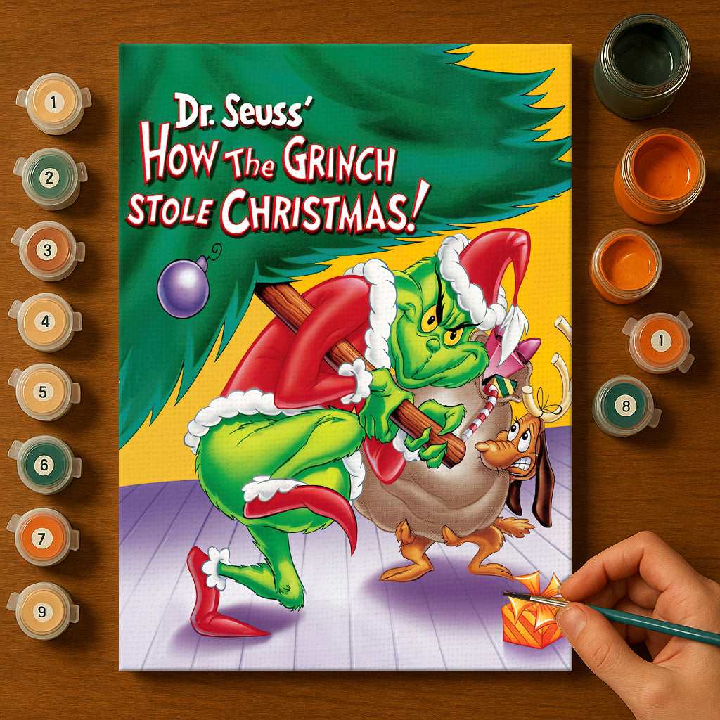 Colorful Christmas Joy #31 | Paint by Numbers Kit EasyArtJoy