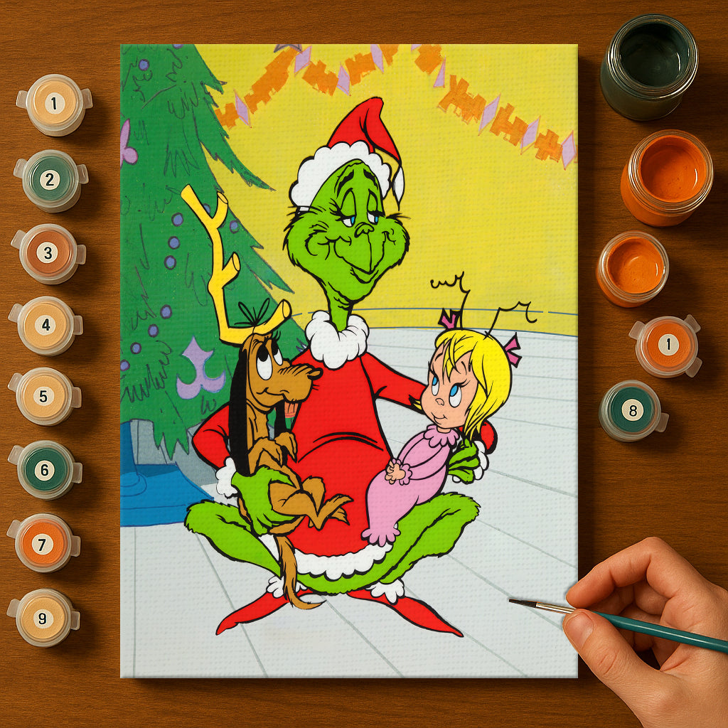Colorful Christmas Joy #32 | Paint by Numbers Kit EasyArtJoy