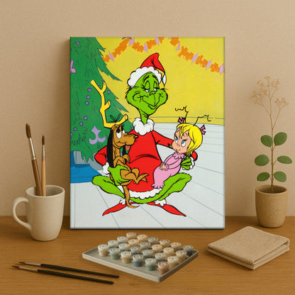 Colorful Christmas Joy #32 | Paint by Numbers Kit EasyArtJoy