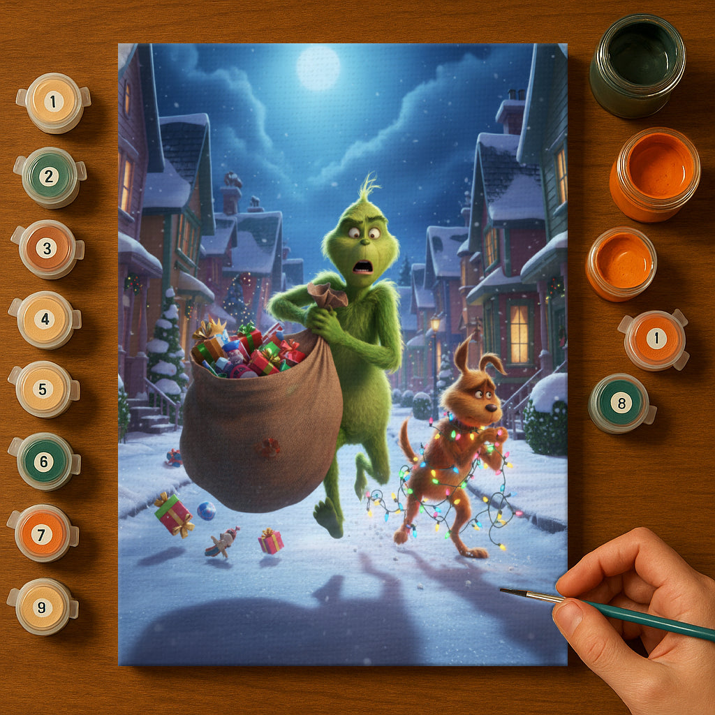 Colorful Christmas Joy #33 | Paint by Numbers Kit EasyArtJoy