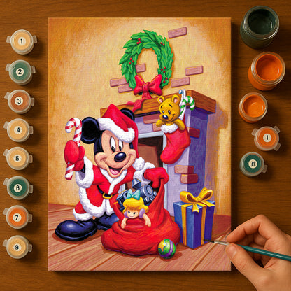 Colorful Christmas Joy #34 | Paint by Numbers Kit EasyArtJoy