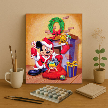 Colorful Christmas Joy #34 | Paint by Numbers Kit EasyArtJoy