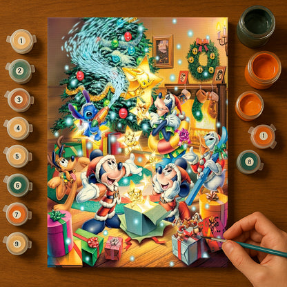 Colorful Christmas Joy #35 | Paint by Numbers Kit EasyArtJoy