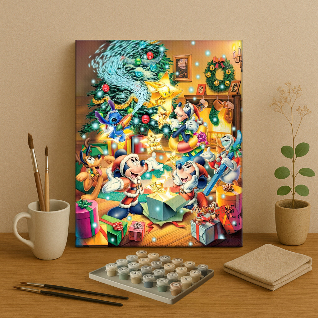 Colorful Christmas Joy #35 | Paint by Numbers Kit EasyArtJoy