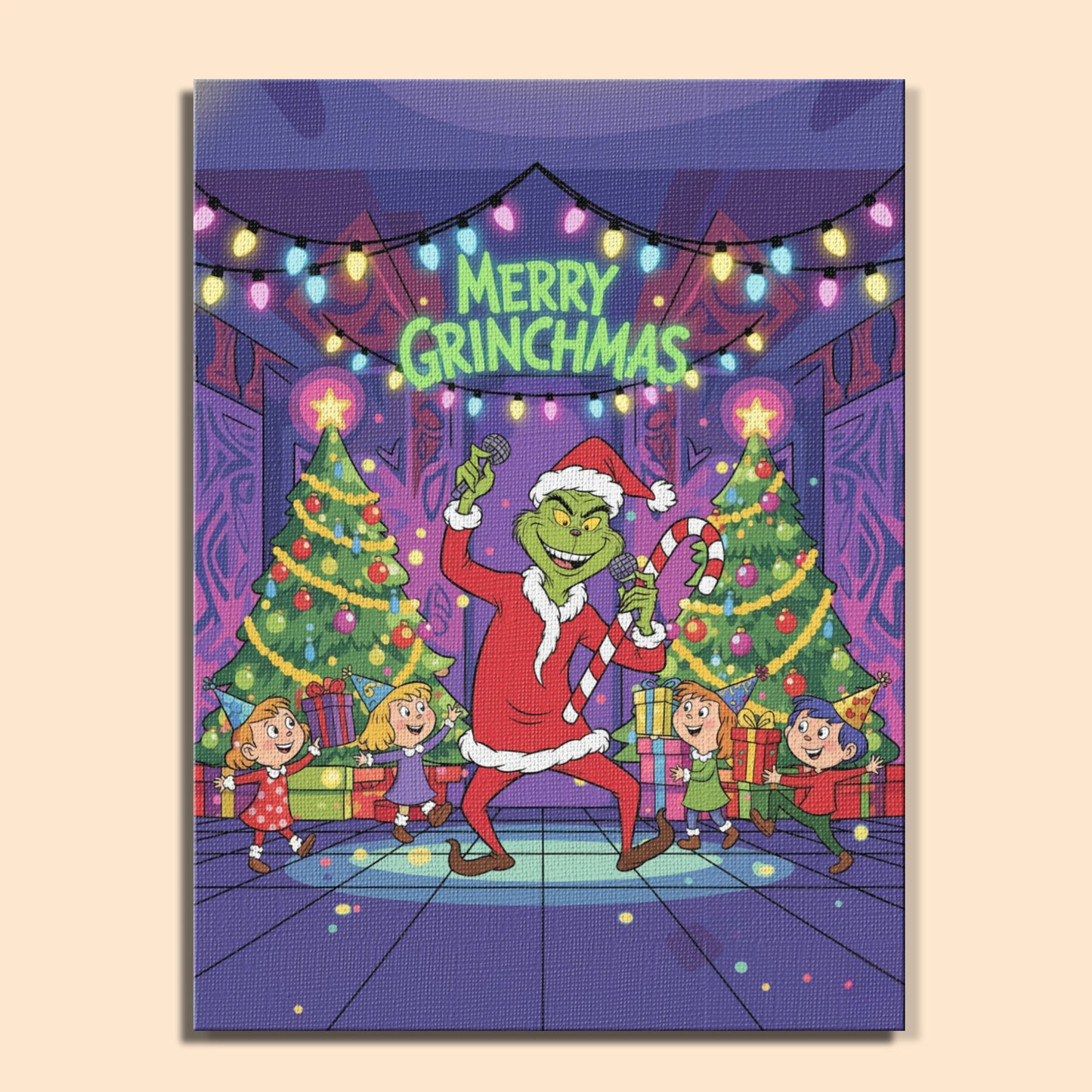 Colorful Christmas Joy #36 | Paint by Numbers Kit EasyArtJoy