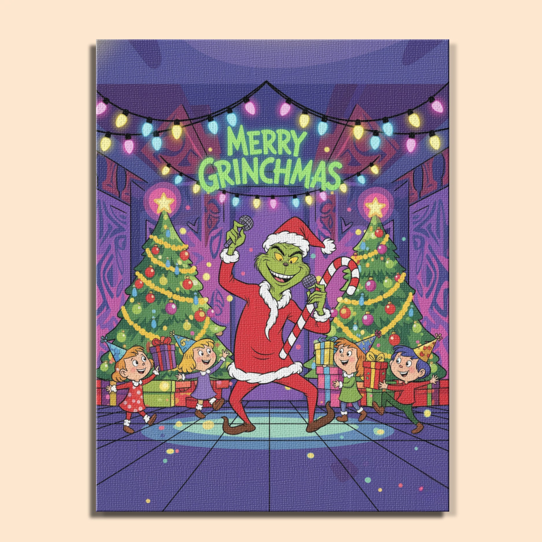 Colorful Christmas Joy #36 | Paint by Numbers Kit EasyArtJoy