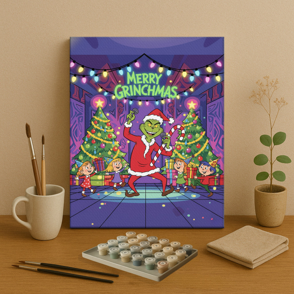 Colorful Christmas Joy #36 | Paint by Numbers Kit EasyArtJoy