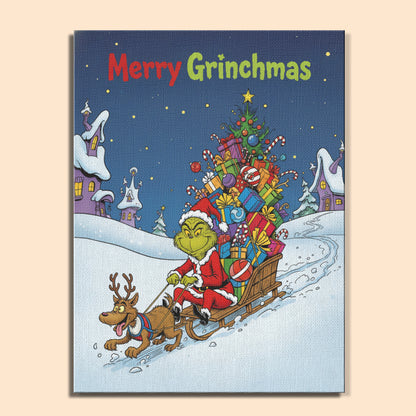 Colorful Christmas Joy #37 | Paint by Numbers Kit EasyArtJoy