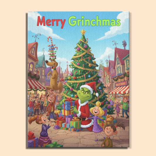 Colorful Christmas Joy #38 | Paint by Numbers Kit EasyArtJoy