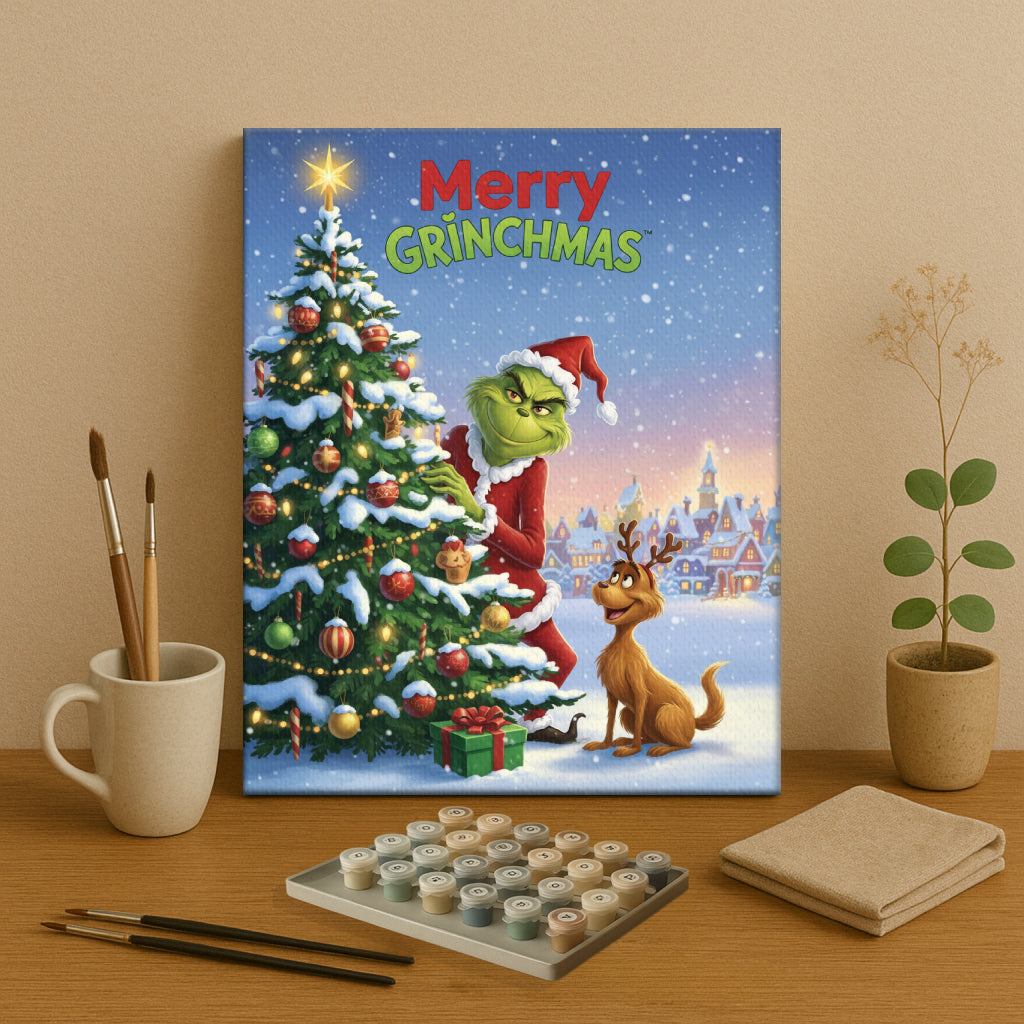 Colorful Christmas Joy #39 | Paint by Numbers Kit EasyArtJoy