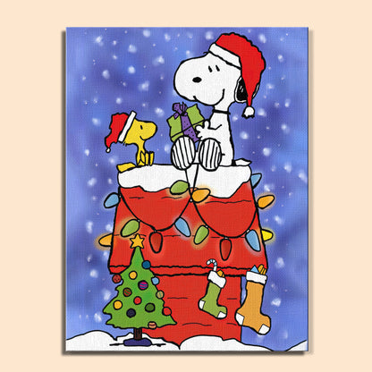 Colorful Christmas Joy #3 | Paint by Numbers Kit EasyArtJoy