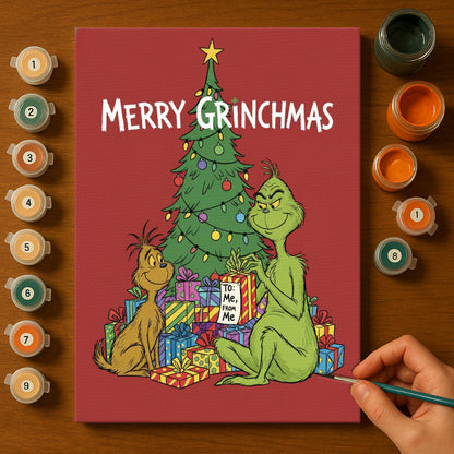 Colorful Christmas Joy #41 | Paint by Numbers Kit