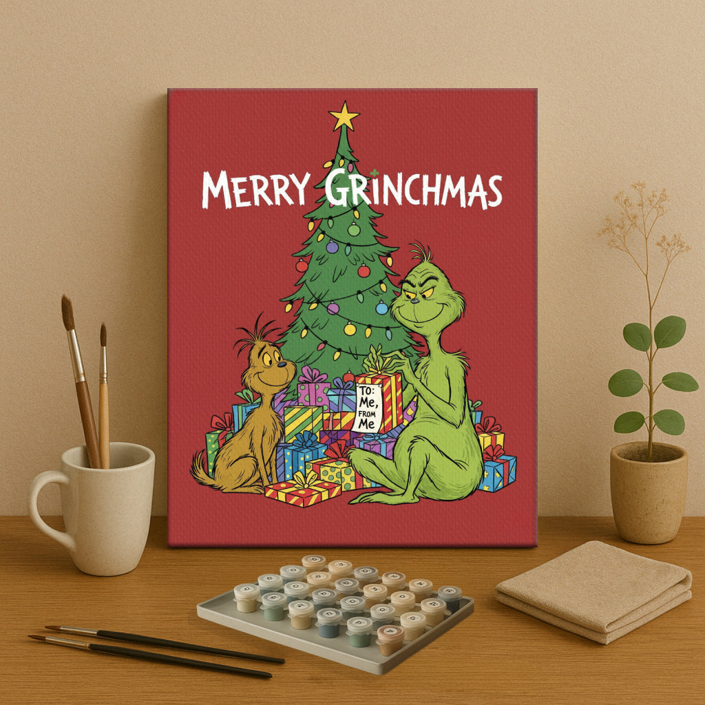 Colorful Christmas Joy #41 | Paint by Numbers Kit