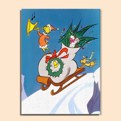 Colorful Christmas Joy #42 | Paint by Numbers Kit EasyArtJoy