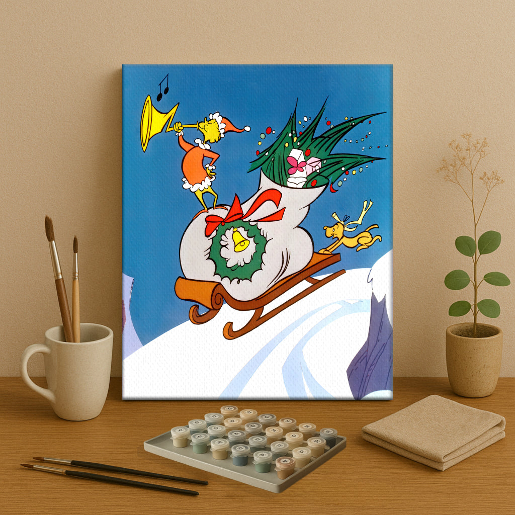 Colorful Christmas Joy #42 | Paint by Numbers Kit EasyArtJoy