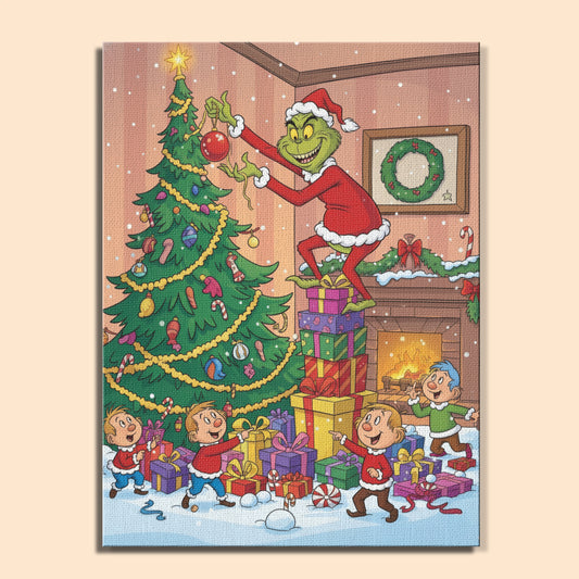 Colorful Christmas Joy #43 | Paint by Numbers Kit