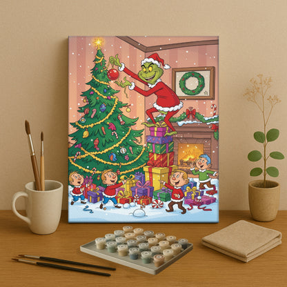 Colorful Christmas Joy #43 | Paint by Numbers Kit