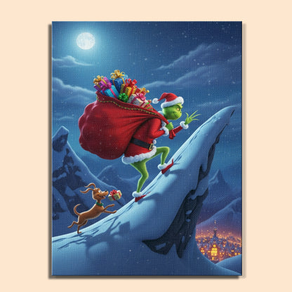 Colorful Christmas Joy #44 | Paint by Numbers Kit EasyArtJoy