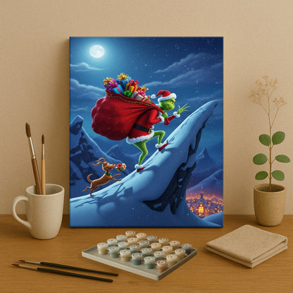 Colorful Christmas Joy #44 | Paint by Numbers Kit EasyArtJoy