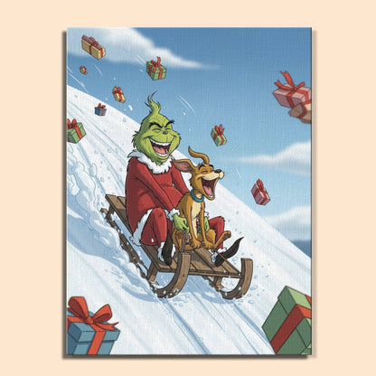 Colorful Christmas Joy #45 | Paint by Numbers Kit EasyArtJoy