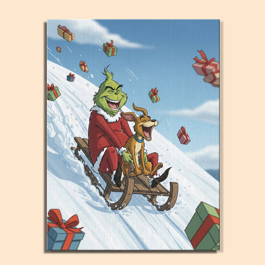 Colorful Christmas Joy #45 | Paint by Numbers Kit EasyArtJoy