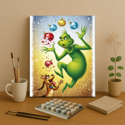 Colorful Christmas Joy #46 | Paint by Numbers Kit EasyArtJoy