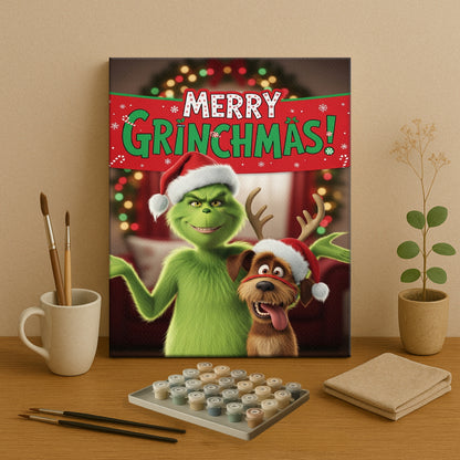 Colorful Christmas Joy #48 | Paint by Numbers Kit EasyArtJoy