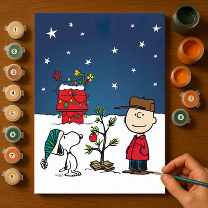 Colorful Christmas Joy #4 | Paint by Numbers Kit EasyArtJoy
