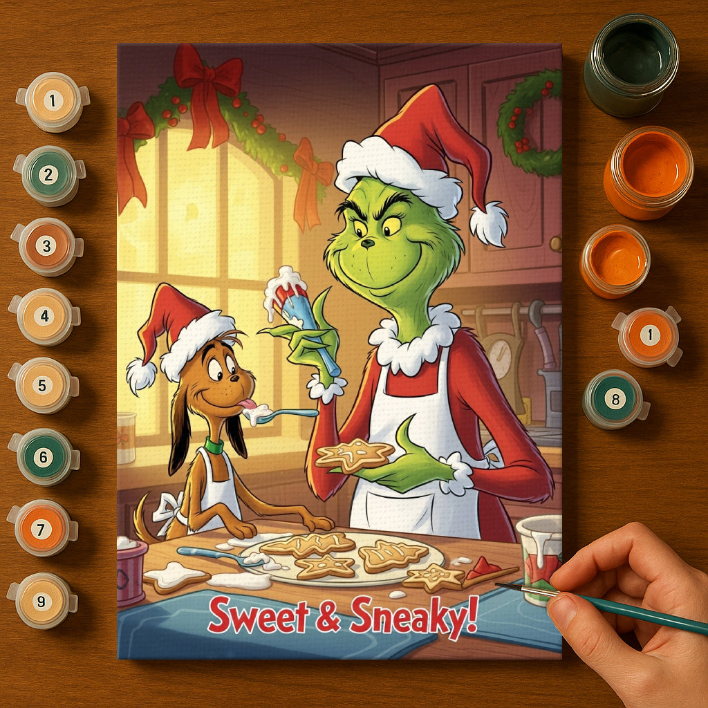 Colorful Christmas Joy #50 | Paint by Numbers Kit EasyArtJoy