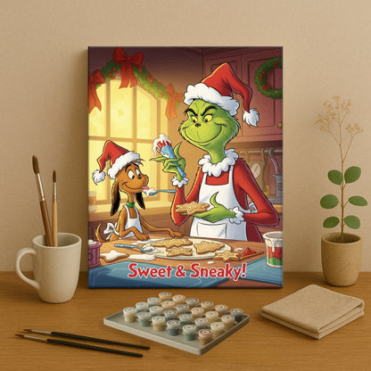 Colorful Christmas Joy #50 | Paint by Numbers Kit EasyArtJoy