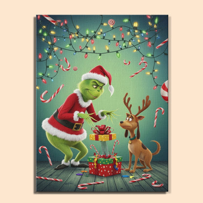 Colorful Christmas Joy #51 | Paint by Numbers Kit EasyArtJoy