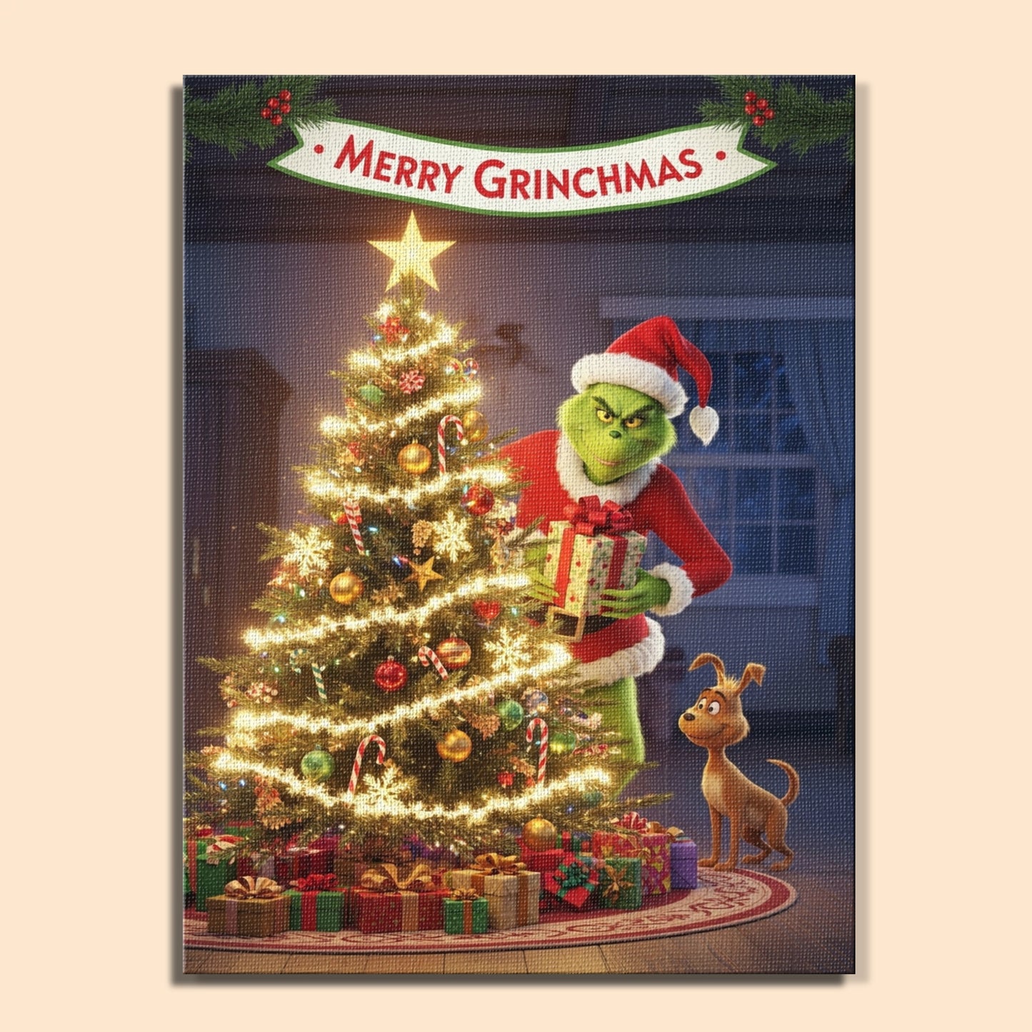 Colorful Christmas Joy #52 | Paint by Numbers Kit EasyArtJoy