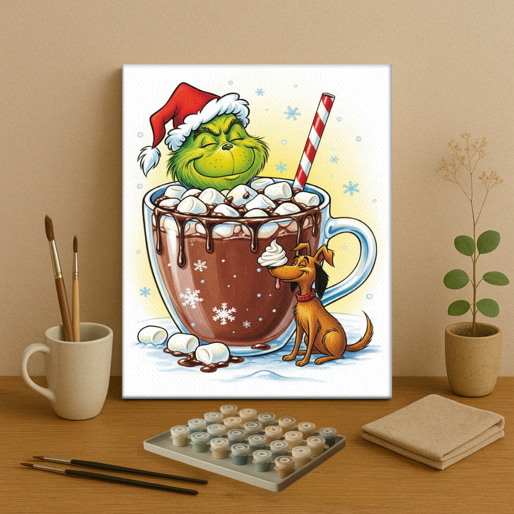 Colorful Christmas Joy #53 | Paint by Numbers Kit EasyArtJoy