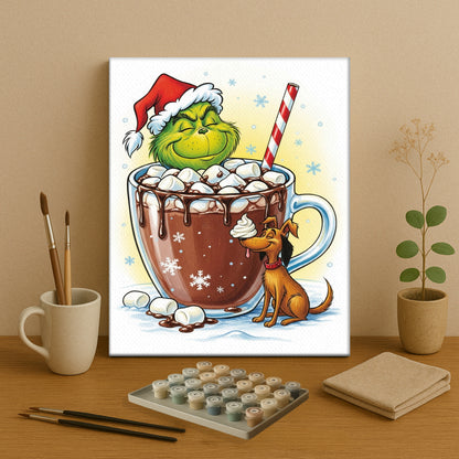 Colorful Christmas Joy #53 | Paint by Numbers Kit EasyArtJoy