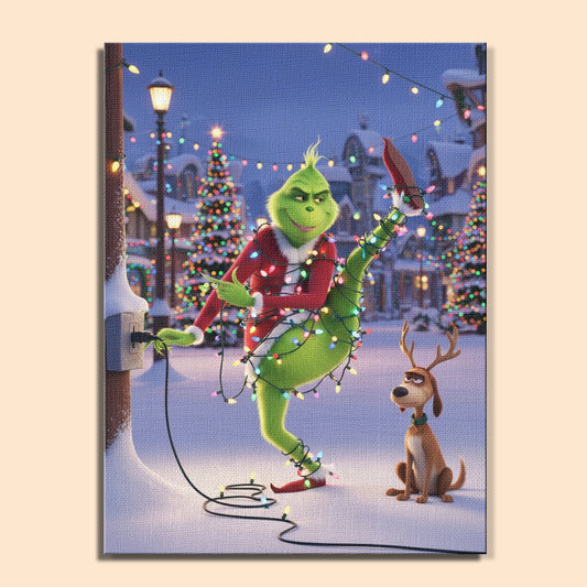 Colorful Christmas Joy #54 | Paint by Numbers Kit EasyArtJoy