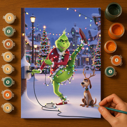 Colorful Christmas Joy #54 | Paint by Numbers Kit EasyArtJoy