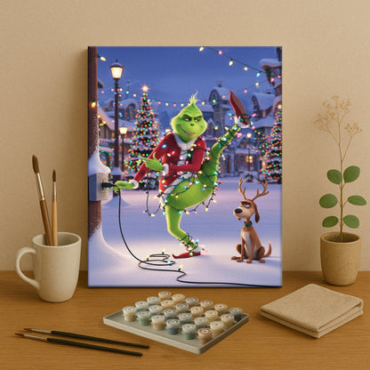 Colorful Christmas Joy #54 | Paint by Numbers Kit EasyArtJoy