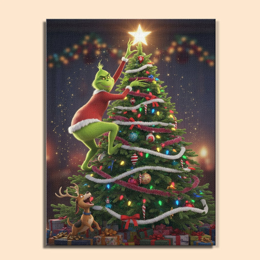 Colorful Christmas Joy #56 | Paint by Numbers Kit EasyArtJoy