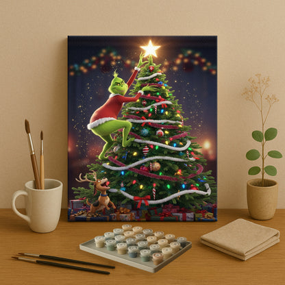 Colorful Christmas Joy #56 | Paint by Numbers Kit EasyArtJoy