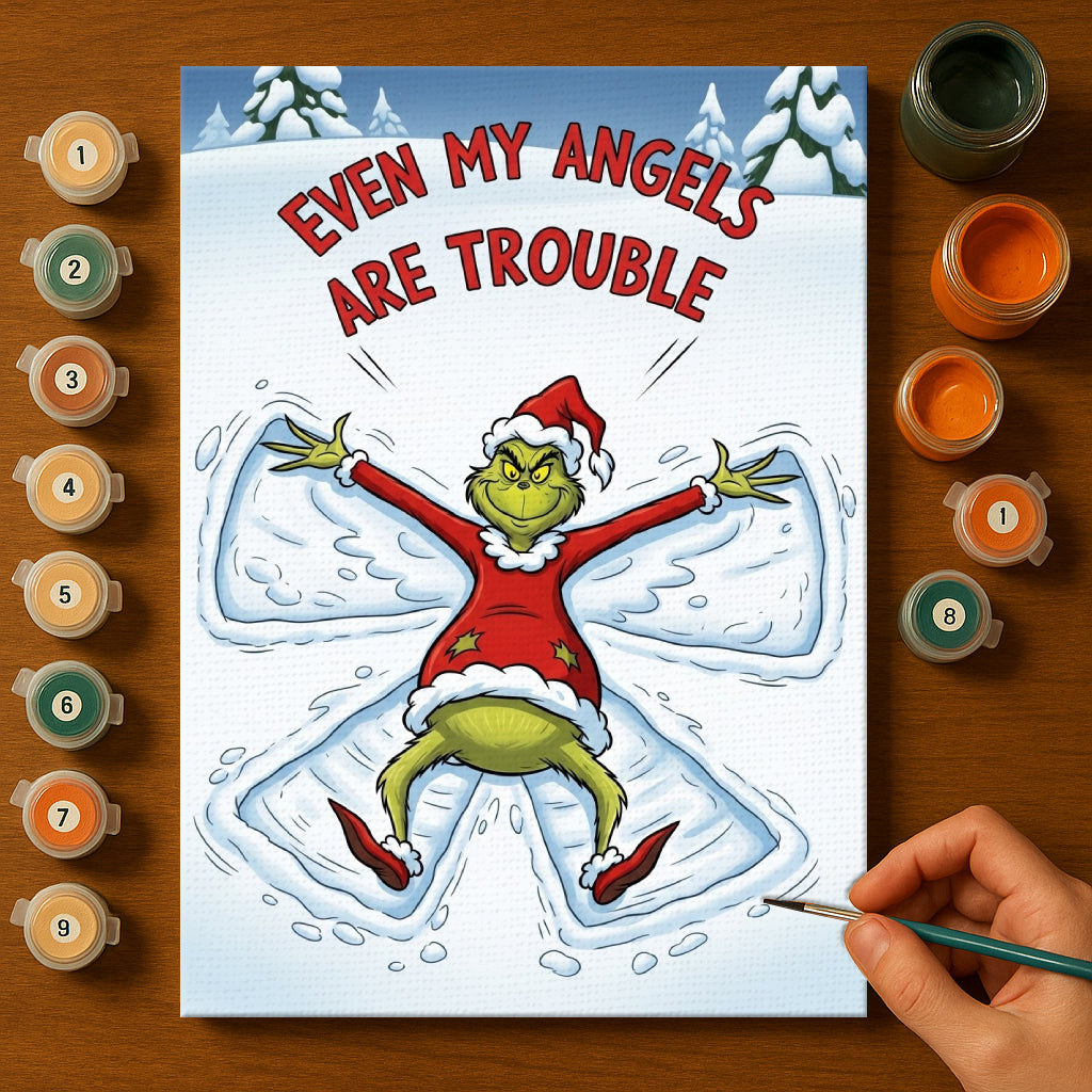 Colorful Christmas Joy #57 | Paint by Numbers Kit EasyArtJoy