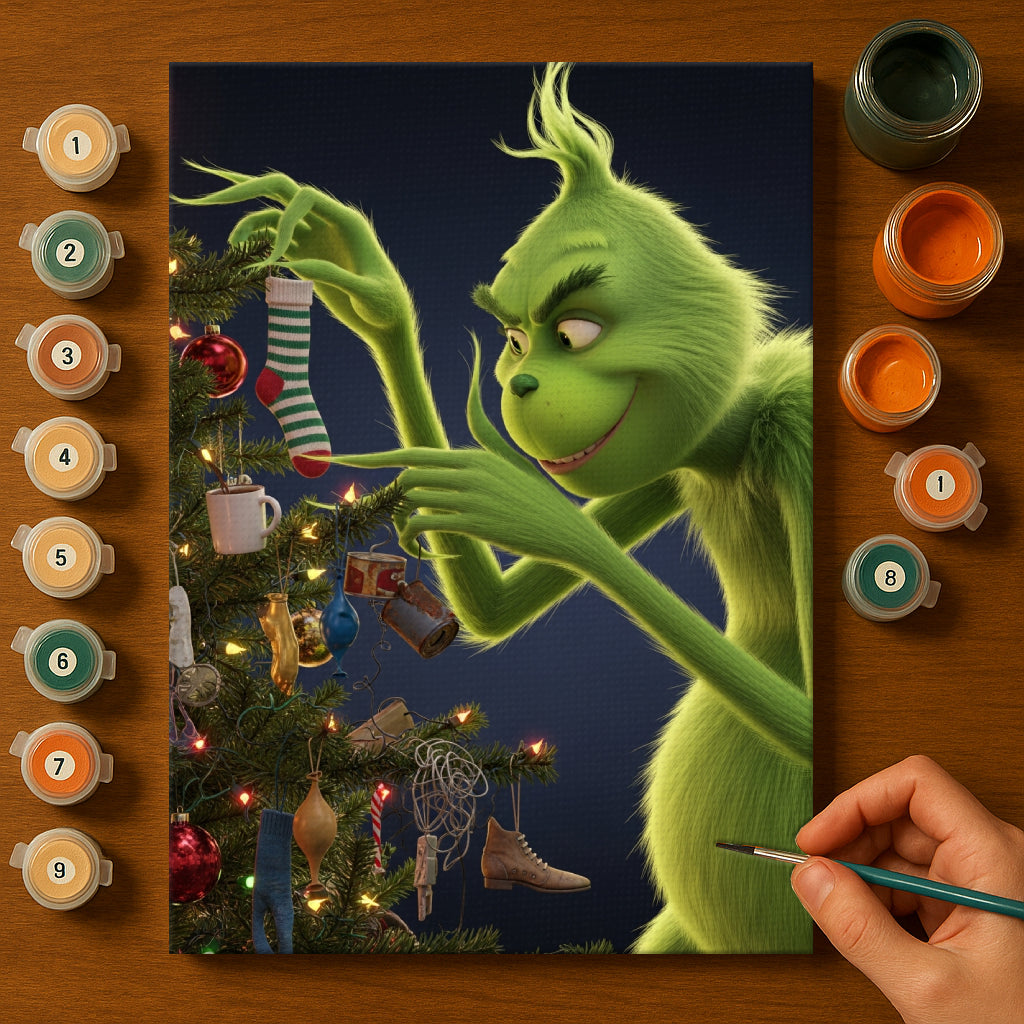 Colorful Christmas Joy #59 | Paint by Numbers Kit EasyArtJoy