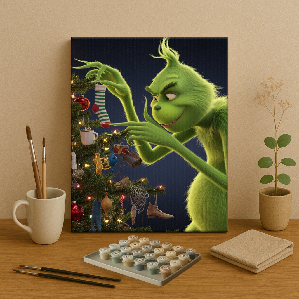 Colorful Christmas Joy #59 | Paint by Numbers Kit EasyArtJoy