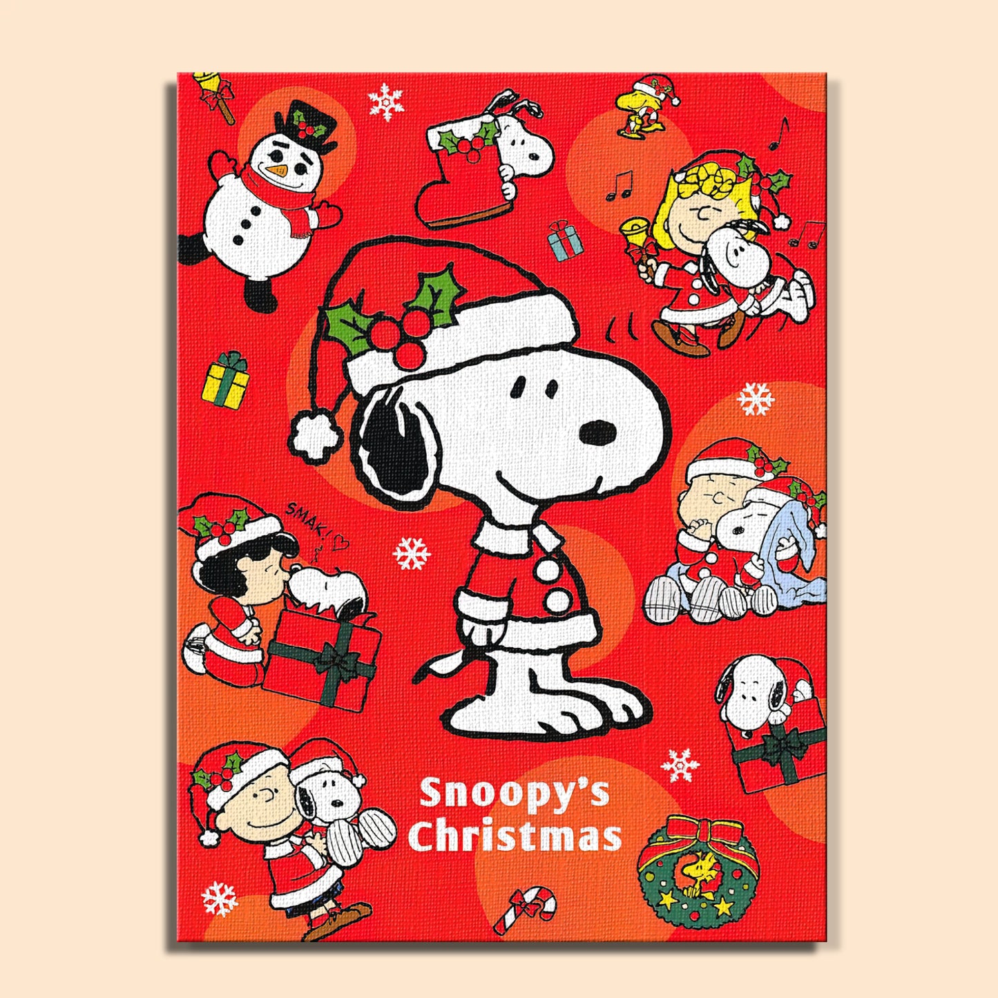 Colorful Christmas Joy #5 | Paint by Numbers Kit EasyArtJoy