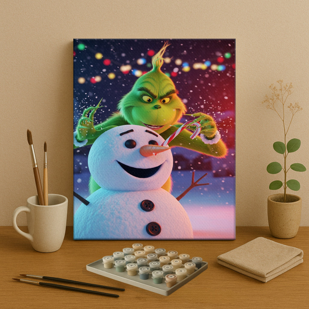 Colorful Christmas Joy #60 | Paint by Numbers Kit EasyArtJoy